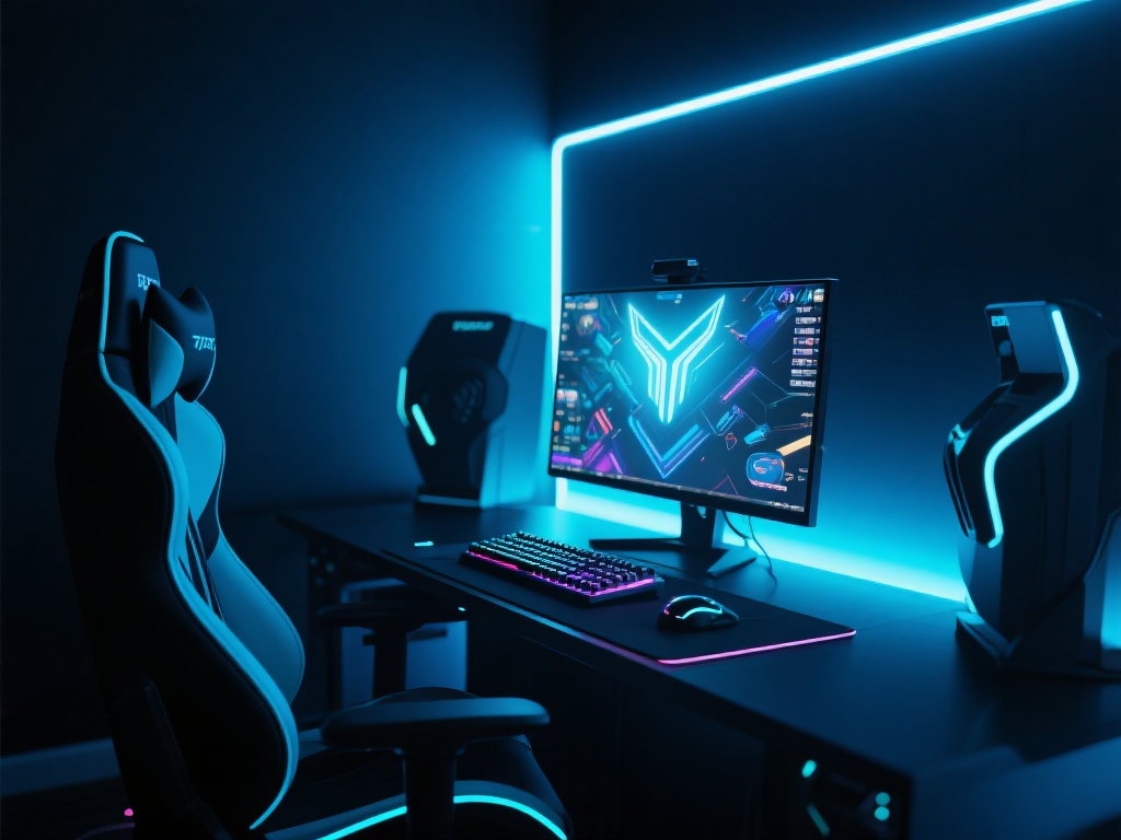 现代电竞设备的设计，往往兼具功能与美学。高性能的显